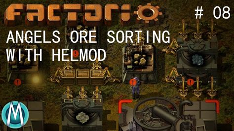 [Factorio 1.1 4K] Angel/Bobs Ep 8: Angels Ore Sorting With Helmod ...