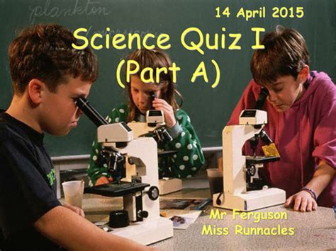 Science Quiz I Teaching Resources