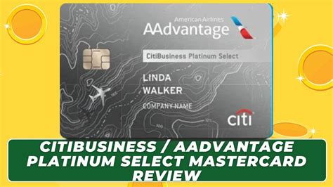 Citibusiness Aadvantage Platinum Select Mastercard Review Youtube