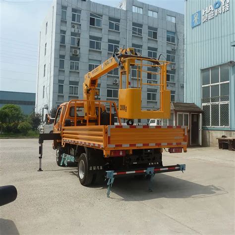 10 Ton Truck Mounted Crane With 5 Telescopic Booms Lifting Crane