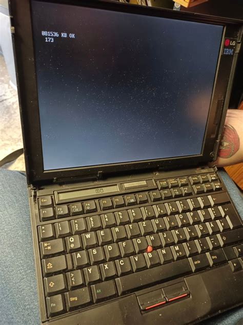 Stary Zabytkowy Laptop Ibm Thinkpad Ed Retro