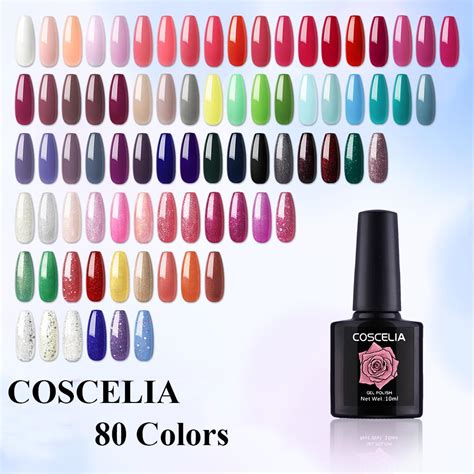 Buy COSCELIA Pure Nail Gel Polish Long Lasting Color Series Gel