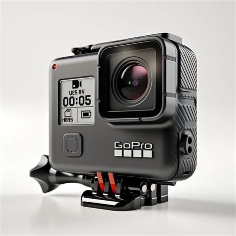 Premium Photo Isolated Of Gopro Hero7 Black Action Camera Hypersmooth