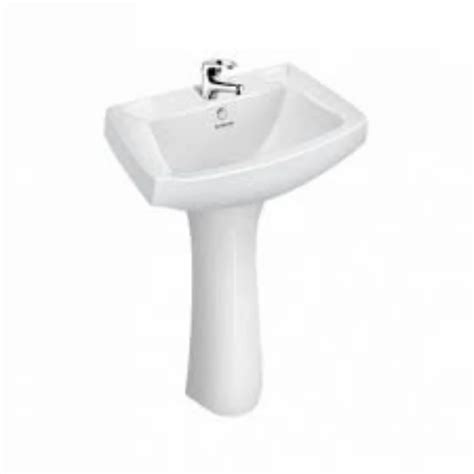 Ceramic Plain Hindware Viking Half Pedestal Wash Basin At Rs In