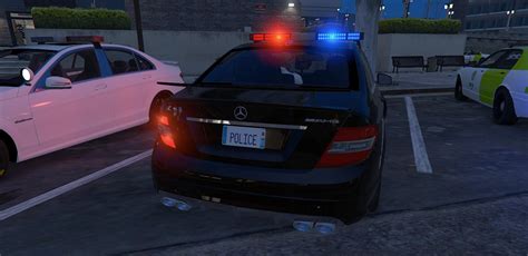 Mercedes Benz C63 AMG Police GTA5 Mods