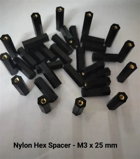 Nylon Hex Spacer M3 X 25 Mm Female To Female At Rs 2 80 Piece