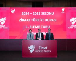 Ziraat Türkiye Kupası 1. Eleme Turu Eşl…