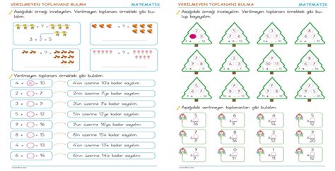 S N F Verilmeyen Toplanan Bulma Al T Rmalar Etkinlikleri Matematik