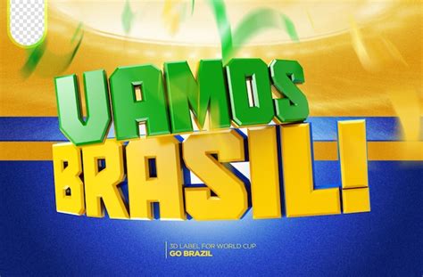 Selo Promocional De Renderiza O D Para Campanhas Da Copa Do Mundo