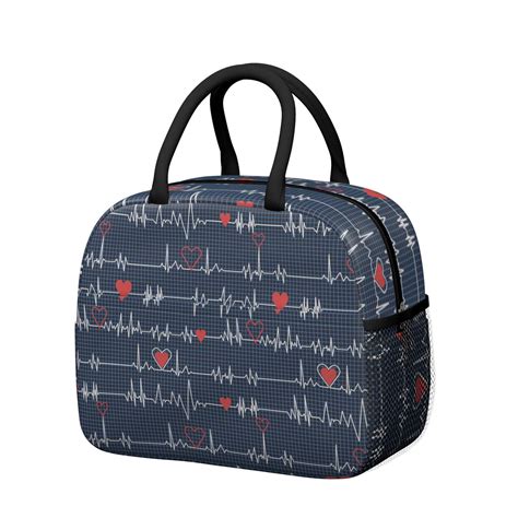 Insulated Lunch Tote for Nurses - Reusable Thermal Lunch Bag with