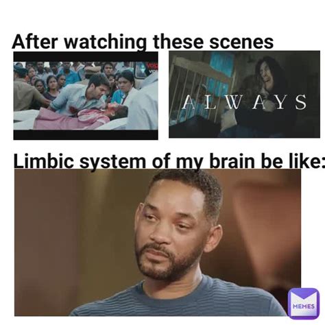 After Watching These Scenes Limbic System Of My Brain Be Like