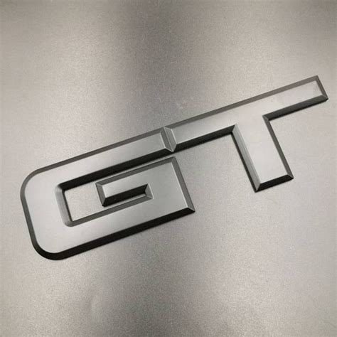 XINFAN 3D Mobil Logam Styling GT Stiker Emblem Auto Chrome Grill Depan