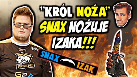 SNAX NOŻUJE IZAKA SNAX KRÓL NOŻA IZAK ACE CLUTCH 1vs3 SNATCHIE