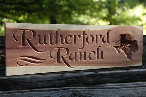 Personalized Wood Sign Custom Cnc Carved Aromatic Cedar Wood