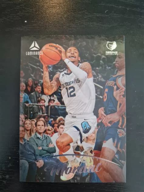 2022 23 PANINI CHRONICLES Luminance 170 Ja Morant Base Card Memphis