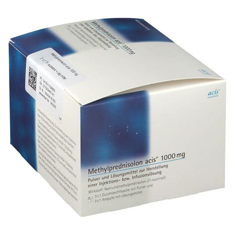 Methylprednisolon Acis 1000 Mg 3 St Mit Dem E Rezept Kaufen Shop