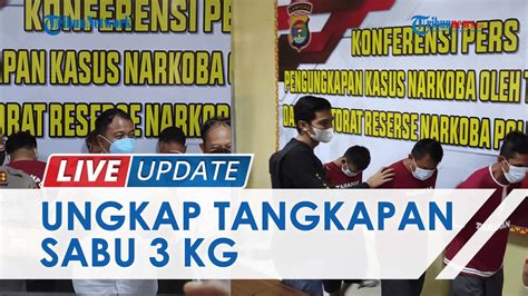 Polda Lampung Ungkap 3 Kasus Penyalahgunaan Narkoba Sita Barbuk Sabu 3