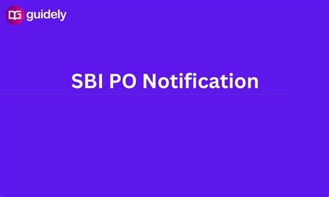 SBI PO Notification 2023 PDF Out Check Apply Online Dates