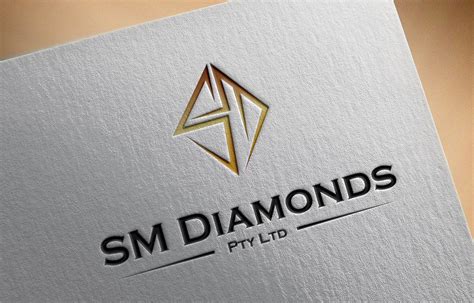 Elegant Playful Jewelry Logo Design For Sm Diamonds By Atec Design 12113973