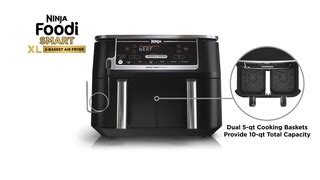 Ninja Foodi In Qt Xl Basket Air Fryer With Dualzone