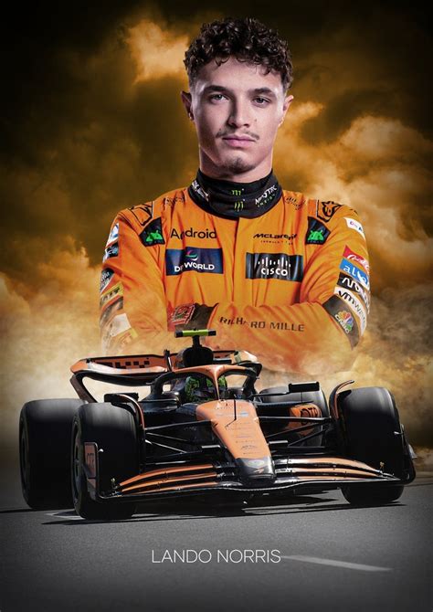 Lando Norris F1 2024 A4 Or A3 Poster Etsy