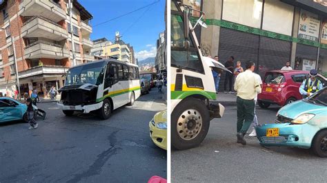 Atención Se registra un aparatoso choque entre un alimentador del