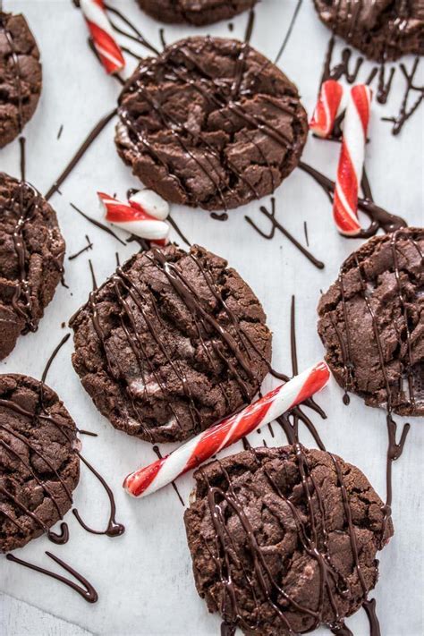 Chocolate Candy Cane Cookies Recipe Candy Cane Cookies Chocolate