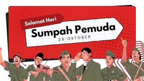 Poster Menarik Peringatan Hari Sumpah Pemuda Desain Modern Dan