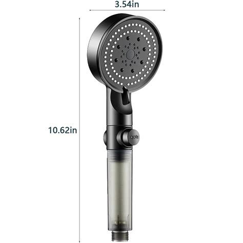 Garenas Shower Head With 5 Spray Modes High Pressure Handheld