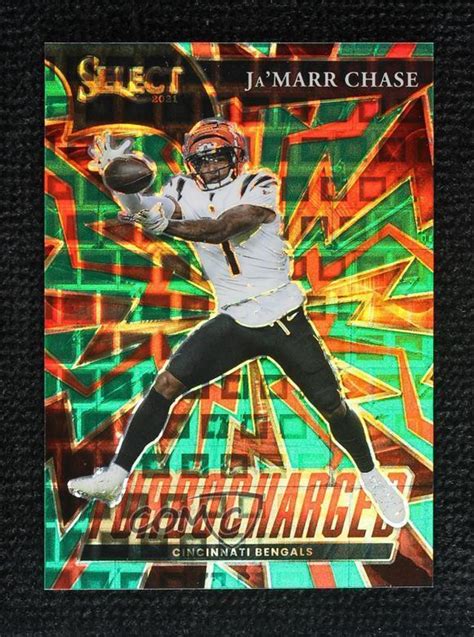 Panini Select Turbocharged Green Prizm Ja Marr Chase Tur