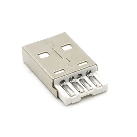 4pin Usb 20 A Type Male Connector For Wire Soldering