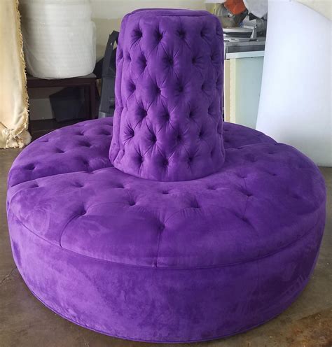 Round Chair With Ottoman