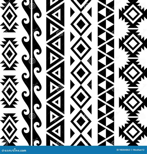 Aztec Tribal Pattern