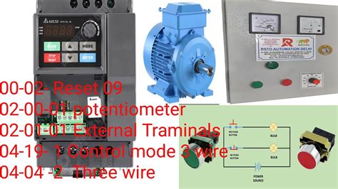 Delta Vfd El W Complete Wiring And Parameters Settings In Hindi Delta