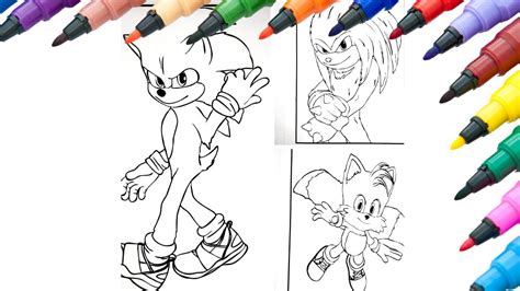 Coloring Sonic Knuckles And Tails Sonic 2 Sonic Coloring Pages