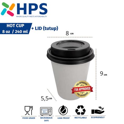 Jual Paper Hot Cup All Size Oz Oz Oz Oz Polos Motif Gelas Kopi