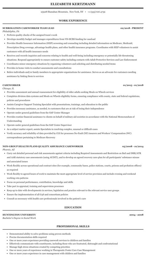 Caseworker Job Description For Resume Historiaspernambucanas