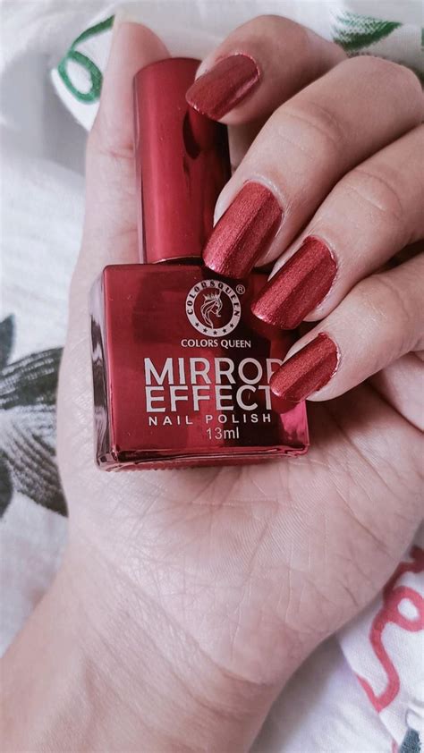 mirror nail polish #colorsqueen | Nail polish, Mirror nail polish ...