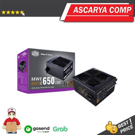 PSU Cooler Master MWE 650 Bronze V2 650W 80Plus Bronze Lazada