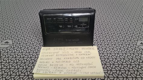 AIWA HS F505 WALKMAN Stereo Cassette Recorder vzácný kousek Aukro