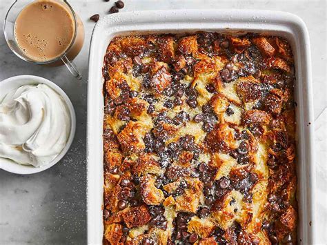 Chocolate Croissant Bread Pudding Recipe