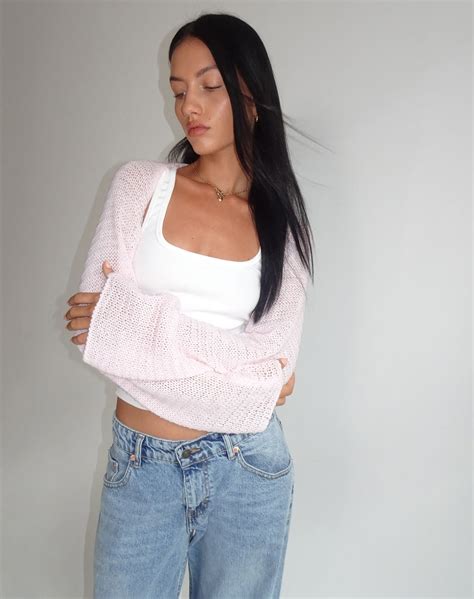 Ballet Pink Shrug Top Arinah