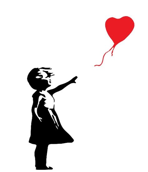 Banksy girl with balloon stencil by Naheulbeurk | Download free STL model | Printables.com