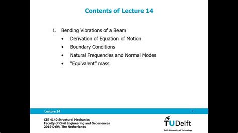 CIE4140 2021 Lecture 14 Part 2