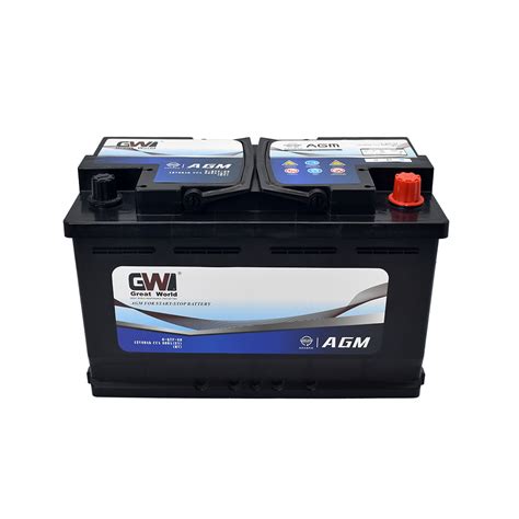 AGM Start Stop Battery DIN 80 12V 80ah Maintenance Free Mf High