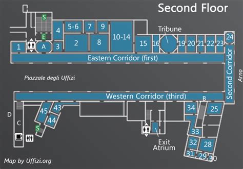 Uffizi Gallery Floor Plan - floorplans.click