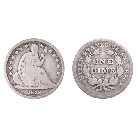 Seated Dime In Circulated Condition | Great American Coin Company ...