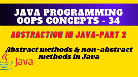 Abstract And Non Abstract Methods In Java Difference Between