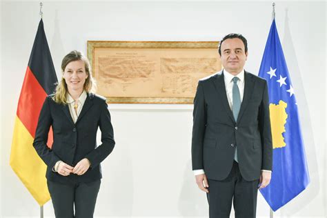 Prime Minister Kurti Hosted Mrs Siemtje M Ller Secretary Of State Of