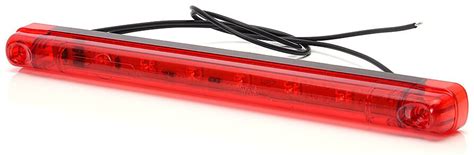 LED Bremsleuchte rot 12V 24V DC 5m Kabellänge ABC AeroLine